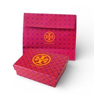 Tory burch shoe box for a size 6 pink bag both empty